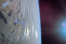 Desde el espacio, astronauta habla del cambio climático