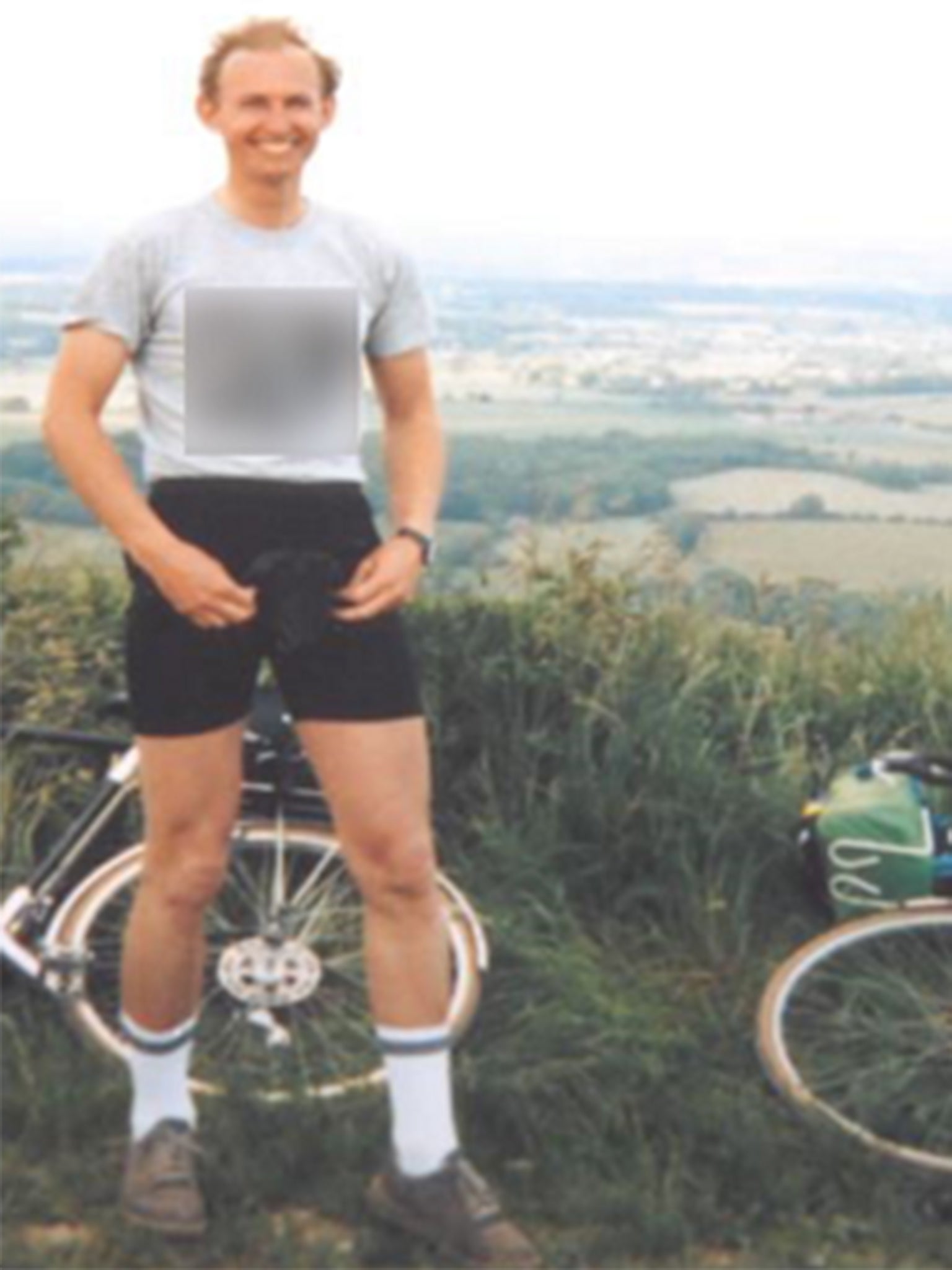 Fuller on a cycling trip in the 1980s