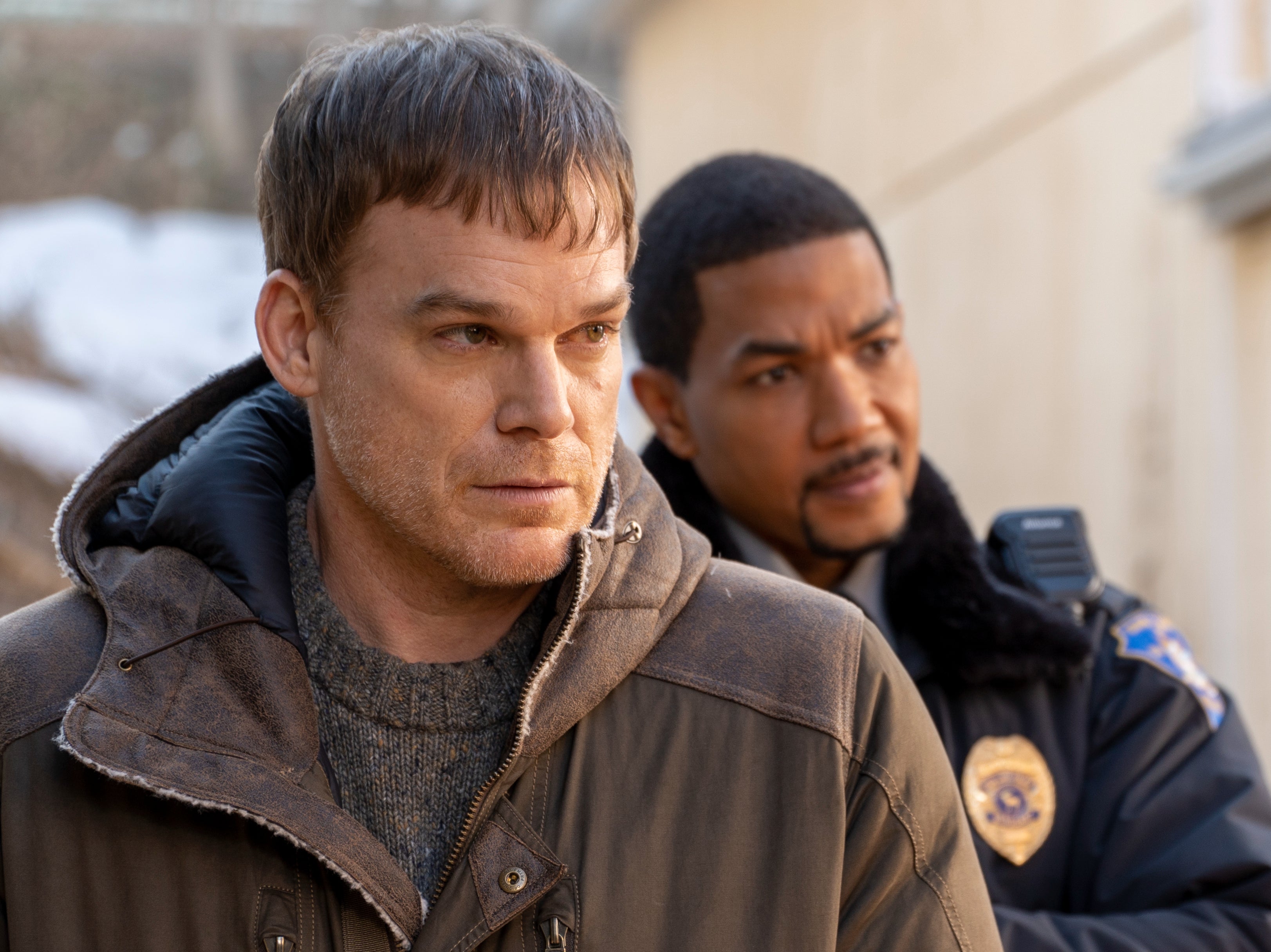 Michael C Hall and Alano Miller in the revival series ‘New Blood’
