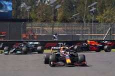 Verstappen domina en México, "Checo" Pérez en el podio