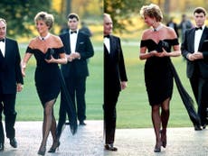 Por qué el vestido “de la venganza” de la princesa Diana sigue siendo tan icónico