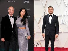 Jeff Bezos responde a vídeo viral de su novia Lauren Sánchez y su “mirada de deseo” hacia Leonardo DiCaprio