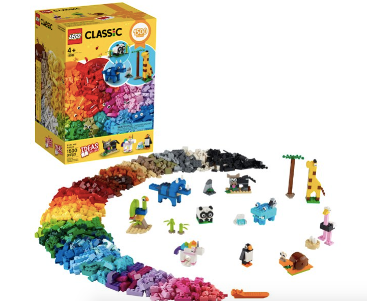 Product image for LEGO Classic Bricks and Animals 11011 set de 1.500 piezas