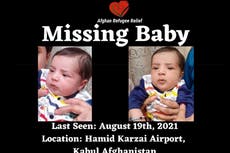Bebé entregado a soldados estadounidenses durante caos en Kabul sigue desaparecido