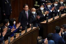 Parlamento reelige a Kishida primer ministro de Japón