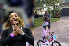 Serena Williams comparte un ‘raro avistamiento’ de su padre mientras anima a su nieta Olympia