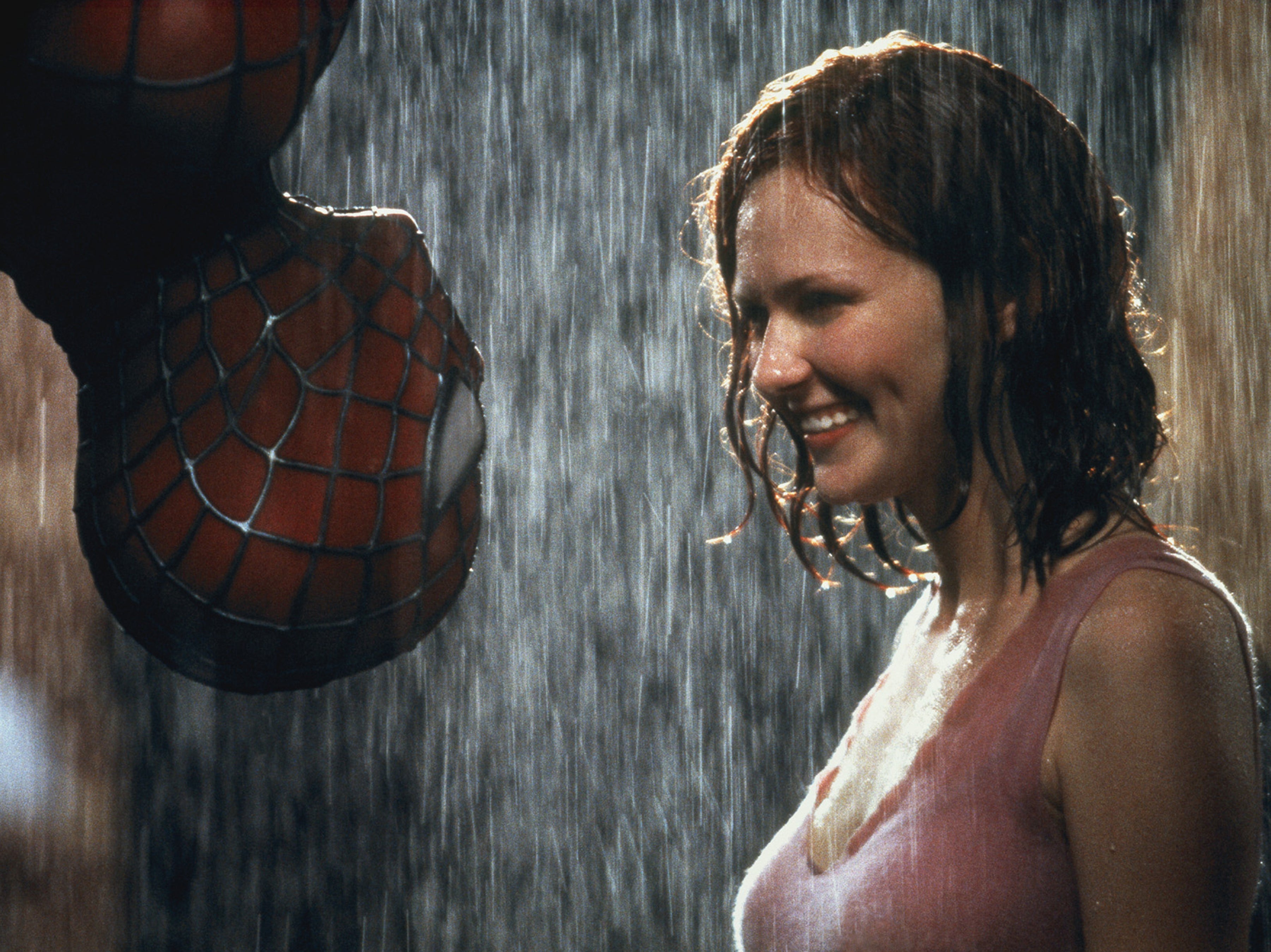 Toby Maguire y Kirsten en la película del 2002 ‘Spider-Man'