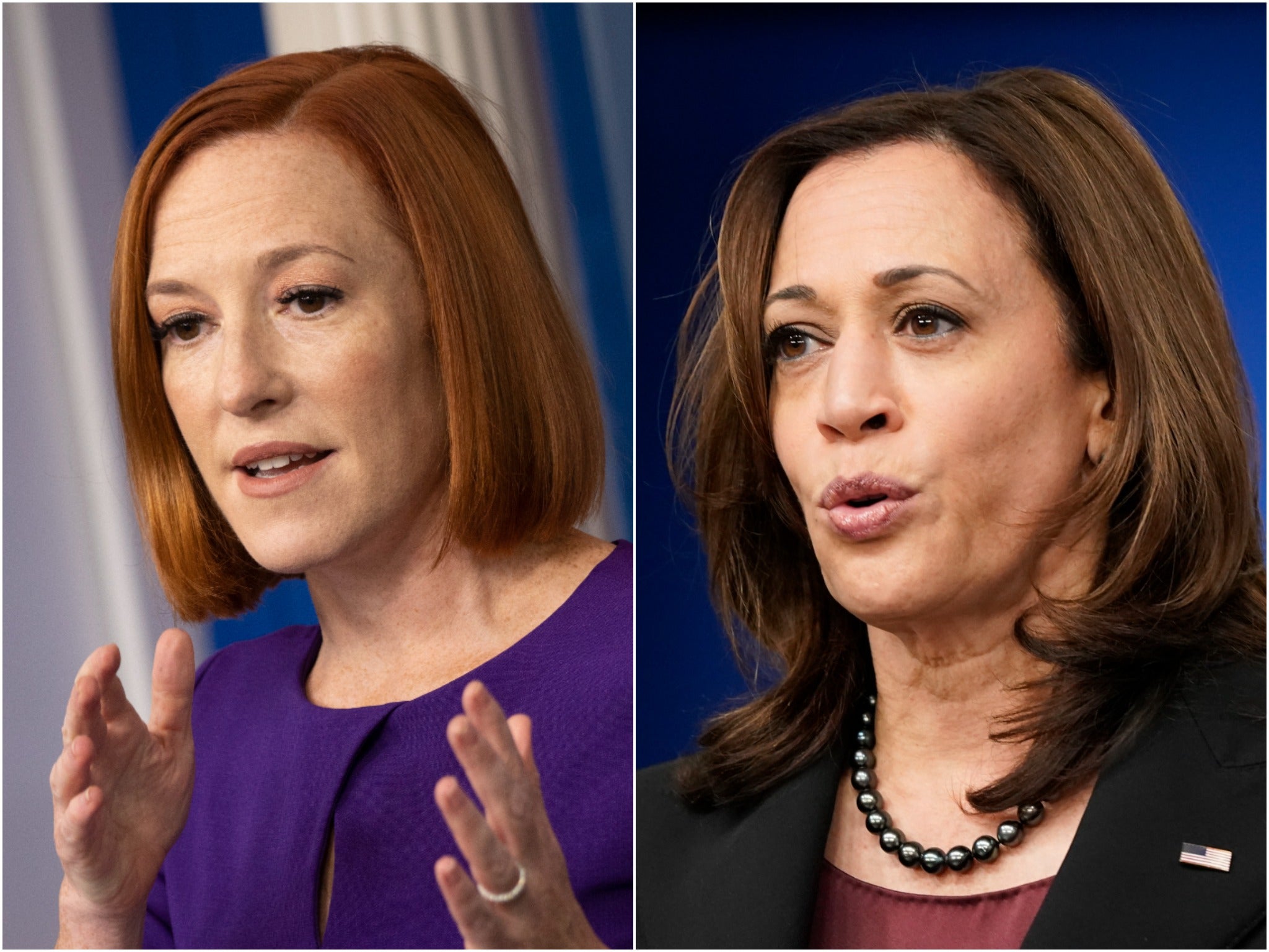 Jen Psaki dice que los ataques a Kamala Harris se deben en parte al racismo