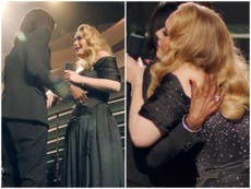 Adele rompe en llanto en reencuentro sorpresa con su antigua maestra durante el concierto especial de ITV