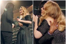 Adele rompe en llanto en reencuentro sorpresa con su antigua maestra durante el concierto especial de ITV
