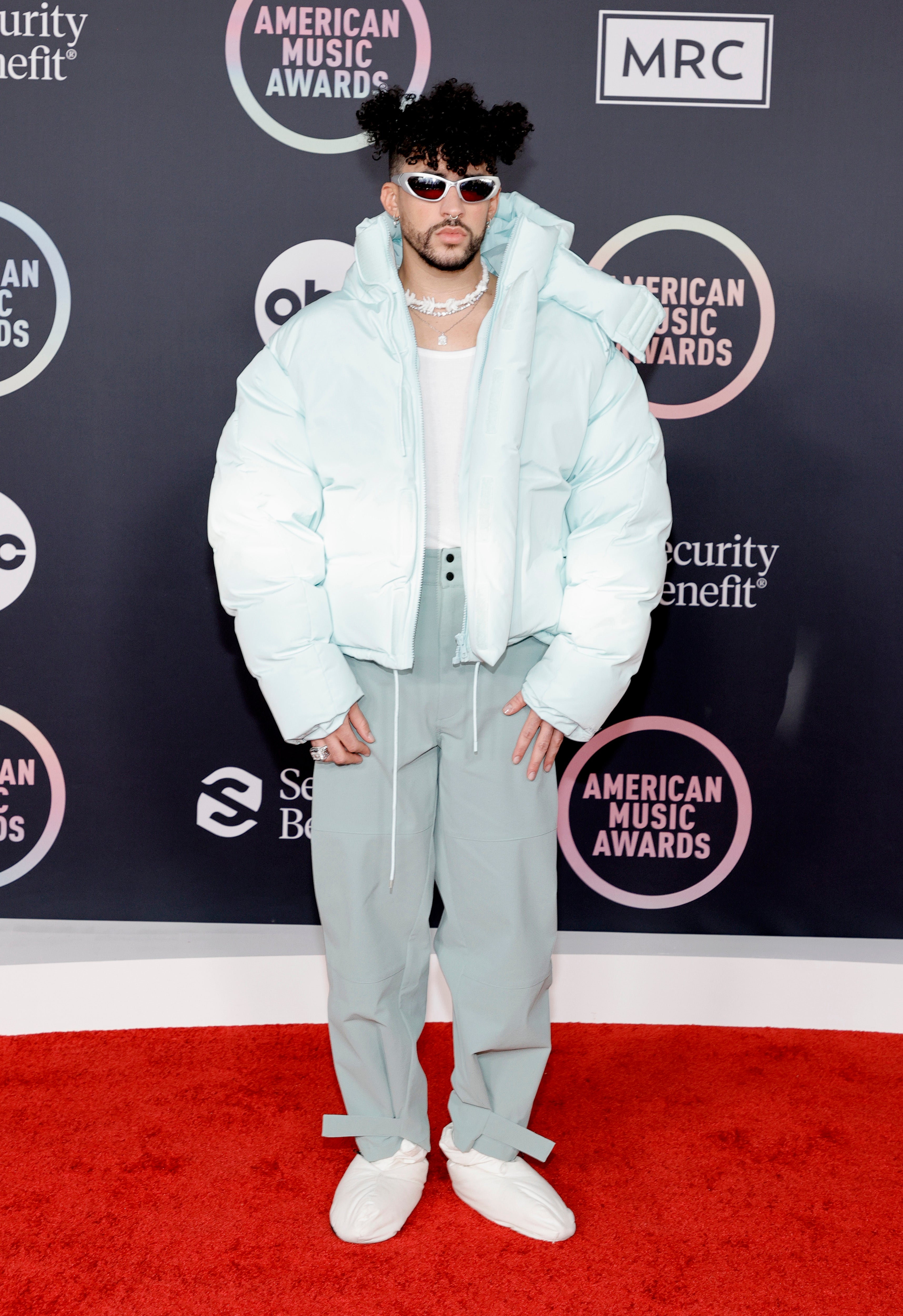 Bad Bunny attends the 2021 AMAs