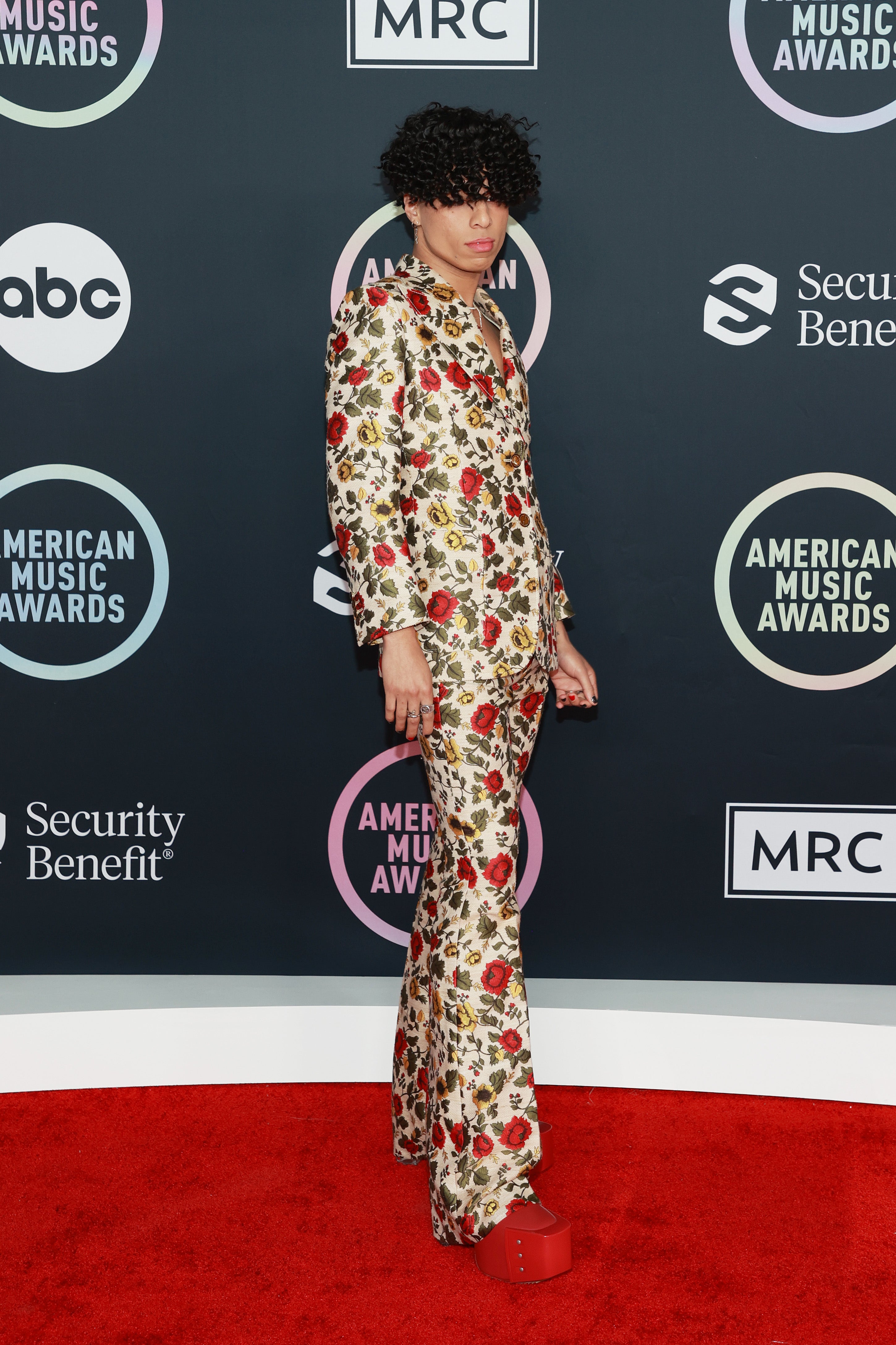 Larray attends the 2021 AMAs