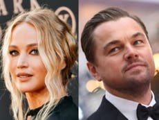 Jennifer Lawrence dice estar “contenta” pese a cobrar menos que DiCaprio en nueva película