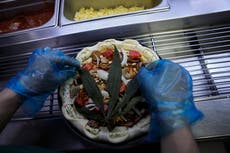 Pizza con cannabis: de moda, pero no te droga