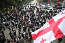 Comparece ante corte encarcelado expresidente de Georgia