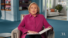 Hillary Clinton se conmueve al leer lo que hubiera sido su discurso de victoria en 2016