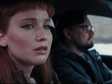 Jennifer Lawrence recuerda el “infierno” que vivió filmando con DiCaprio y Chalamet: “Me volvieron loca”
