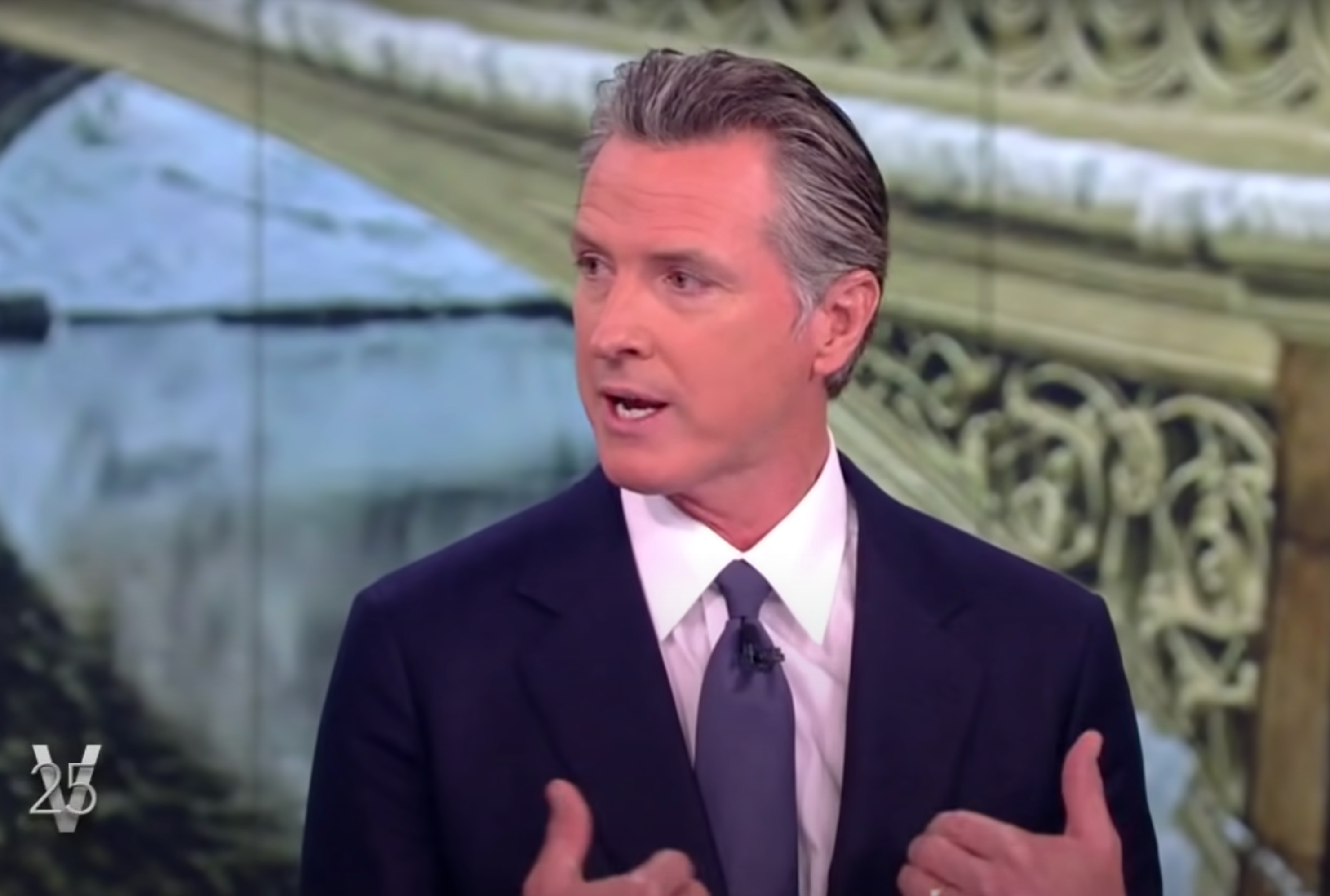 Delitos son peores en Texas que en California, pero “no veo eso en Fox News”, dice Gavin Newsom
