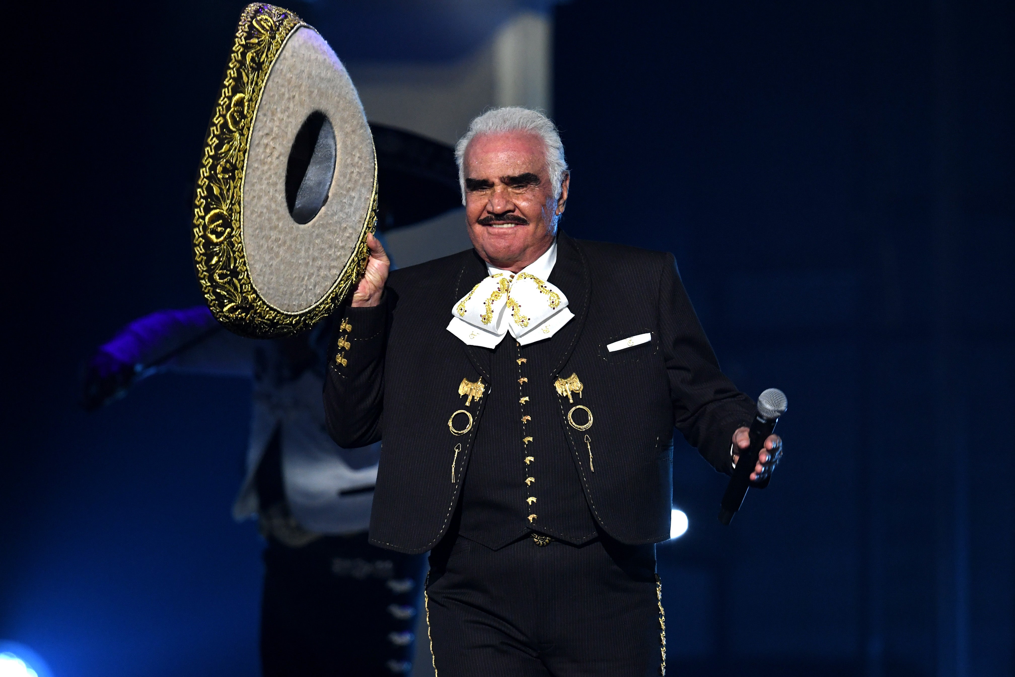 Vicente Fernandez performs during the 20th annual Latin GRAMMY Awards in 2019