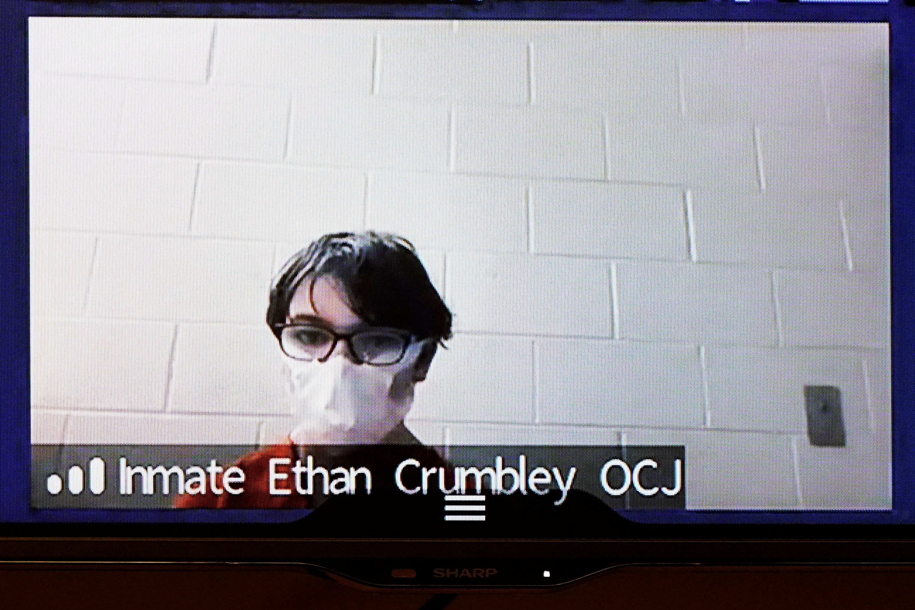 Ethan Crumbley comparece en su audiencia de causa probable el lunes