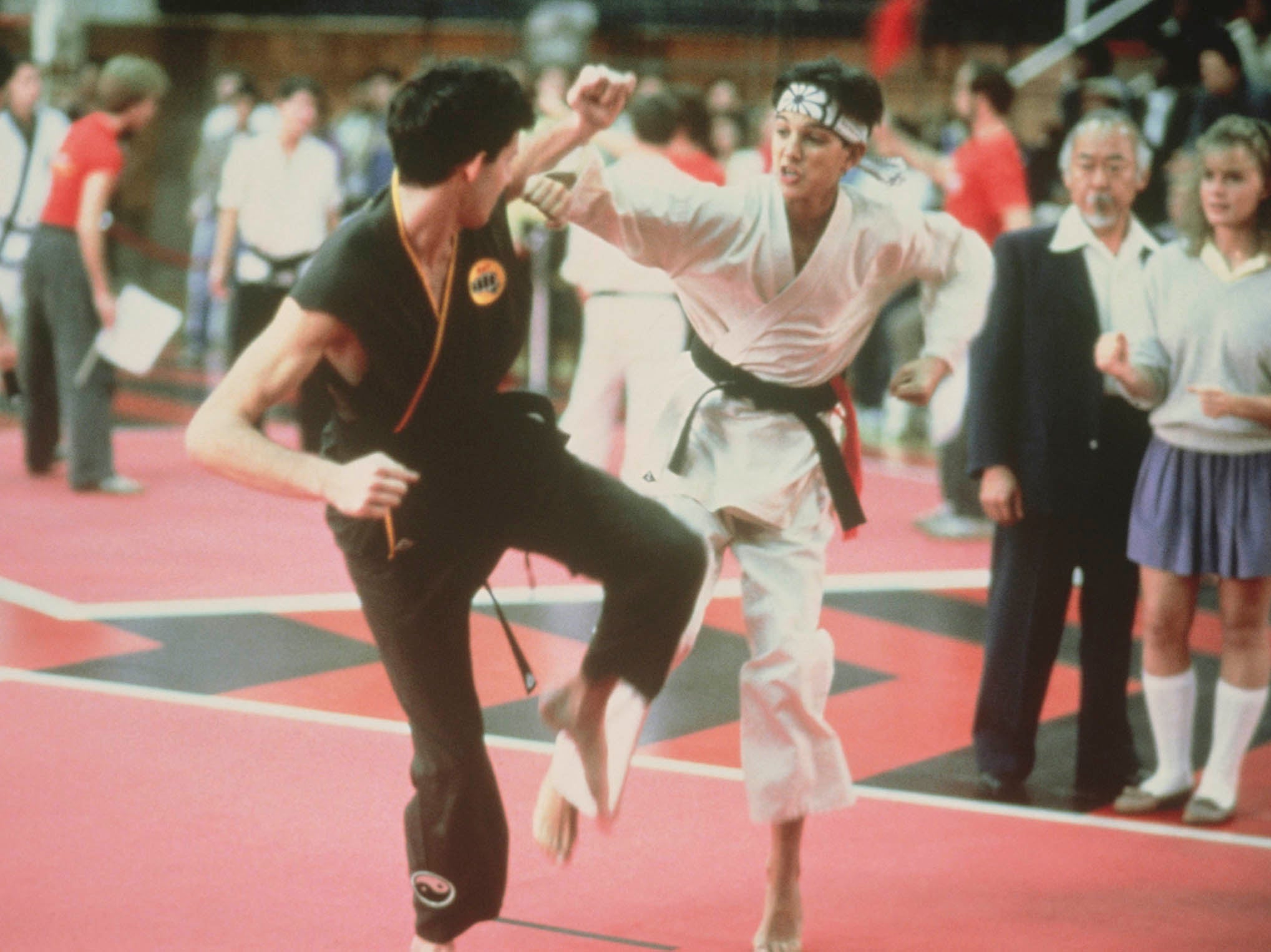 Karate Kid (1984) fue uno de los filmes definitorios del cine popular de los ochenta