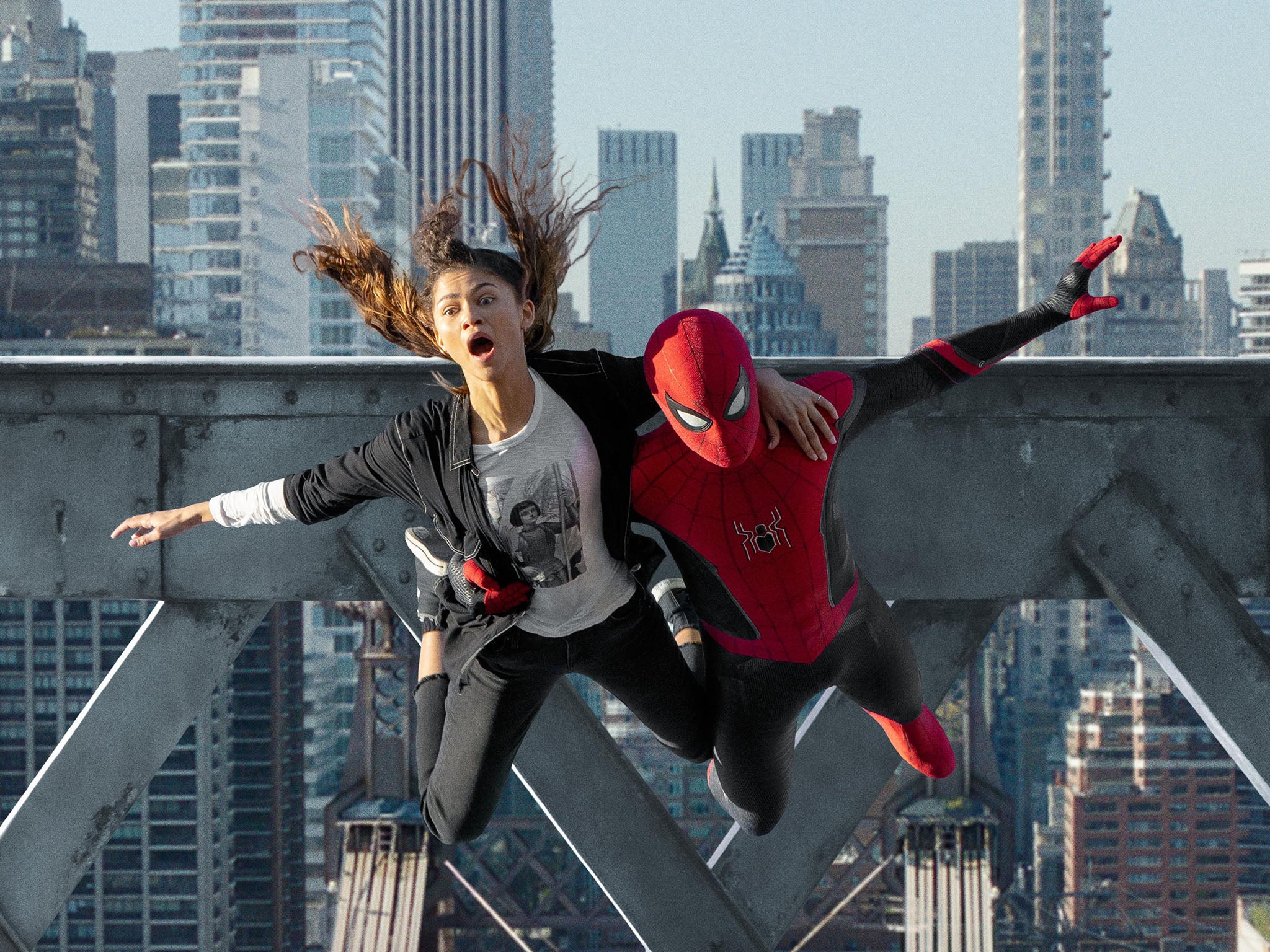 Zendaya and Tom Holland in ‘Spider-Man: No Way Home'