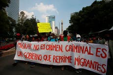 México: Migrantes recuerdan a fallecidos en la travesía