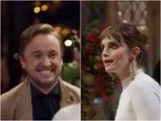 Fans de Harry Potter reaccionan al reencuentro de Emma Watson y Tom Felton en tráiler de ‘Return to Hogwarts’ OLD