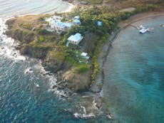 Cómo es ahora la misteriosa isla privada de Jeffrey Epstein