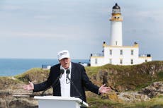 Campos de golf escoceses de Trump perdieron más de $8 millones durante 2020, según nuevos documentos