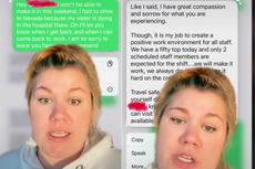 Mesera comparte impactante respuesta de su jefe después de pedir licencia para ver a su hermana moribunda
