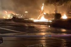 Accidente de avión en San Diego fue grabado por el timbre de la puerta y no hay supervivientes