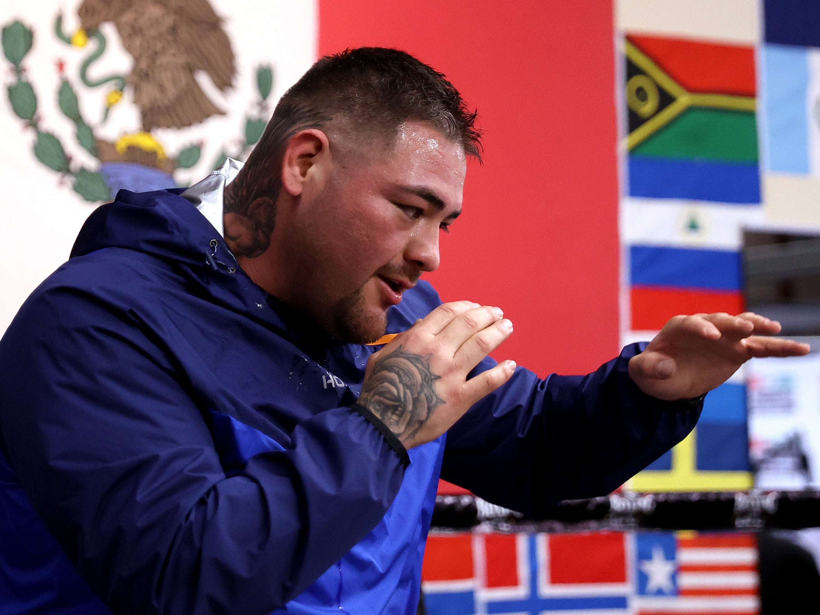 Andy Ruiz responde a “regaño” de Saúl “Canelo” Álvarez con vídeos sin Eddy Reynoso