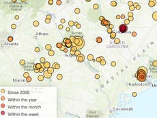 Carolina del Sur ha sufrido 10 terremotos desde finales de diciembre, confunde a los expertos
