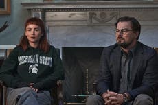 Jennifer Lawrence dice que “fue un infierno” grabar “Dont Look Up” con Leonardo DiCaprio y Timothée Chalamet