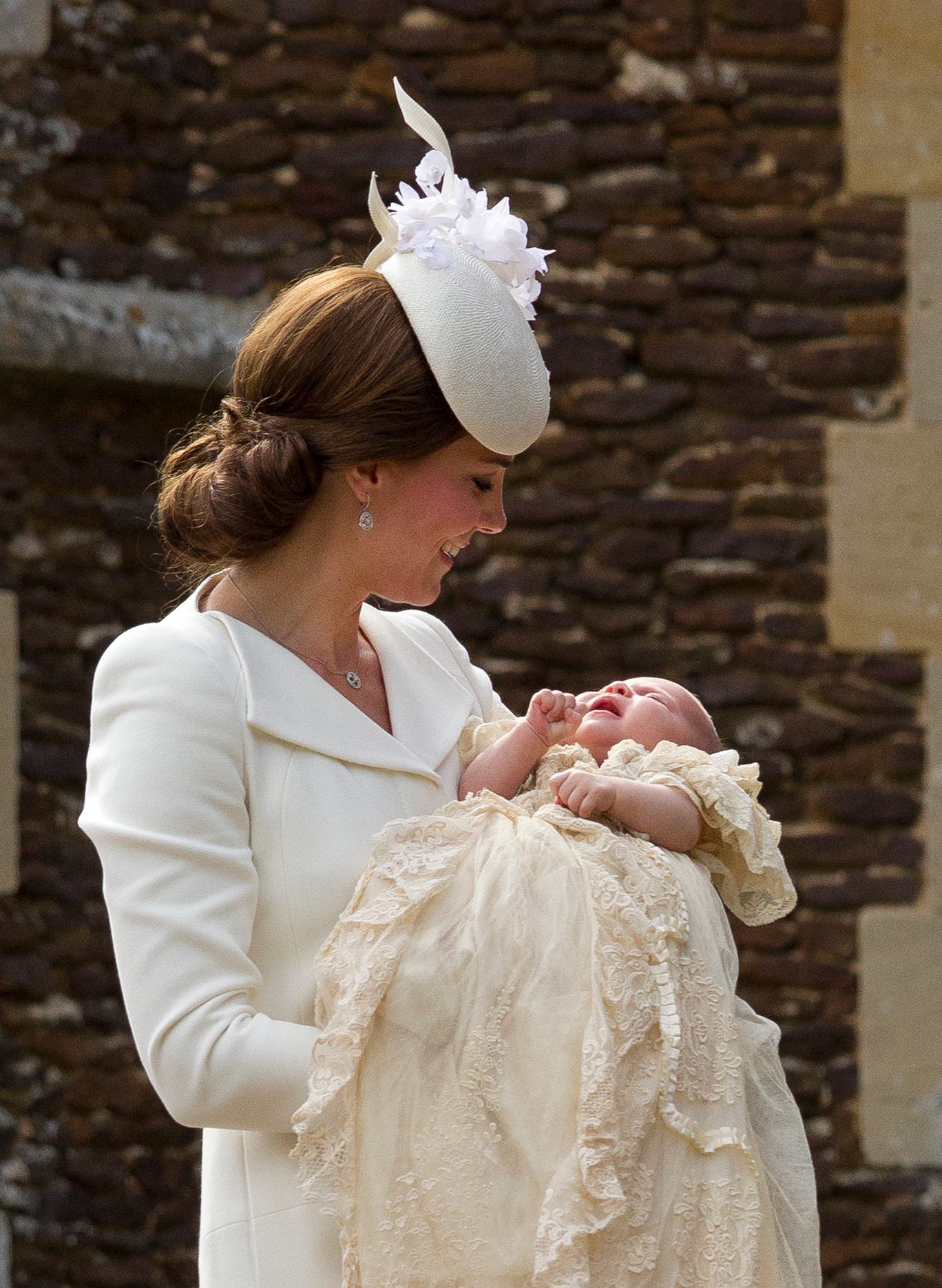 Kate at Princess Charlotte’s christening