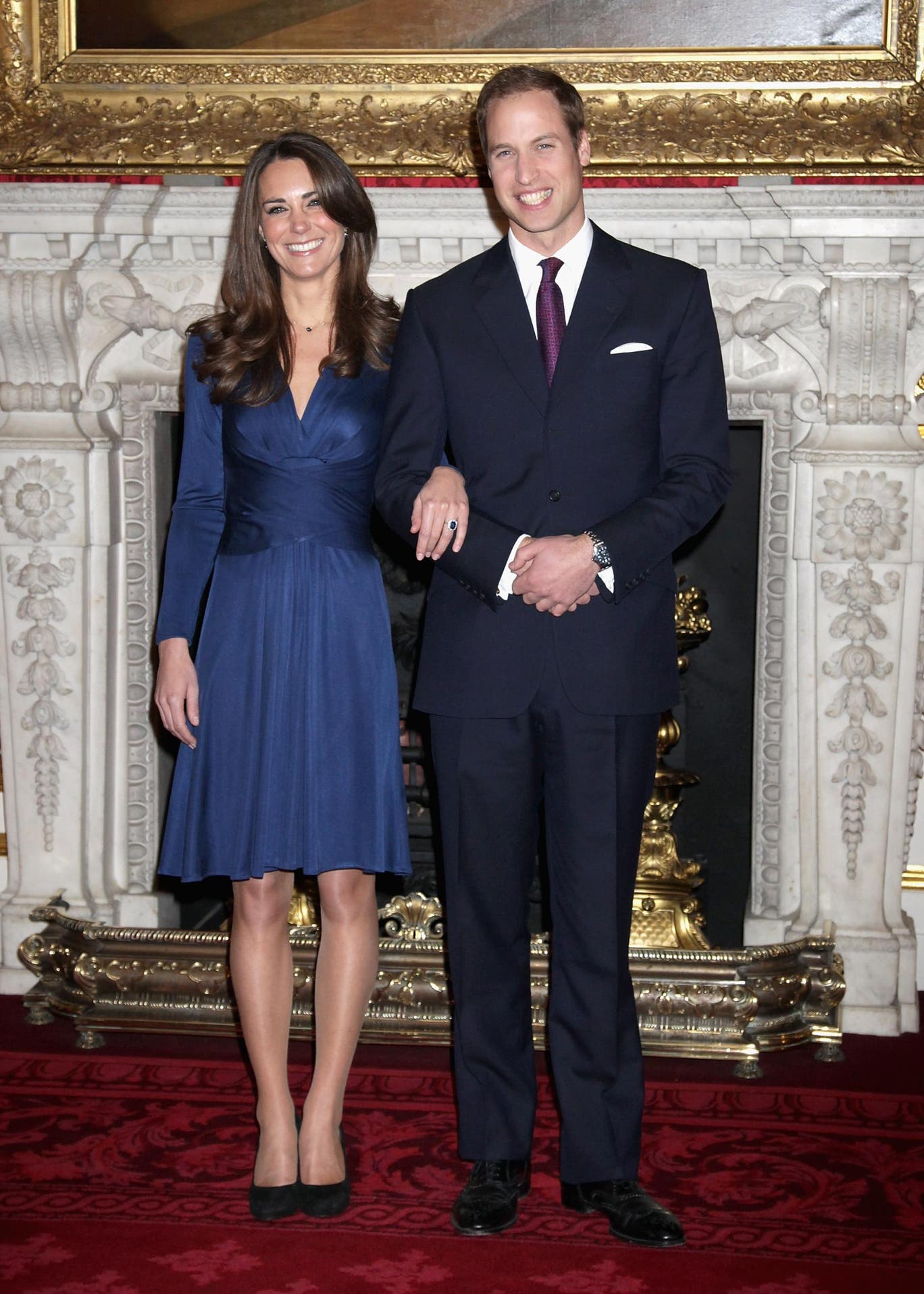 Kate and William at their engagement