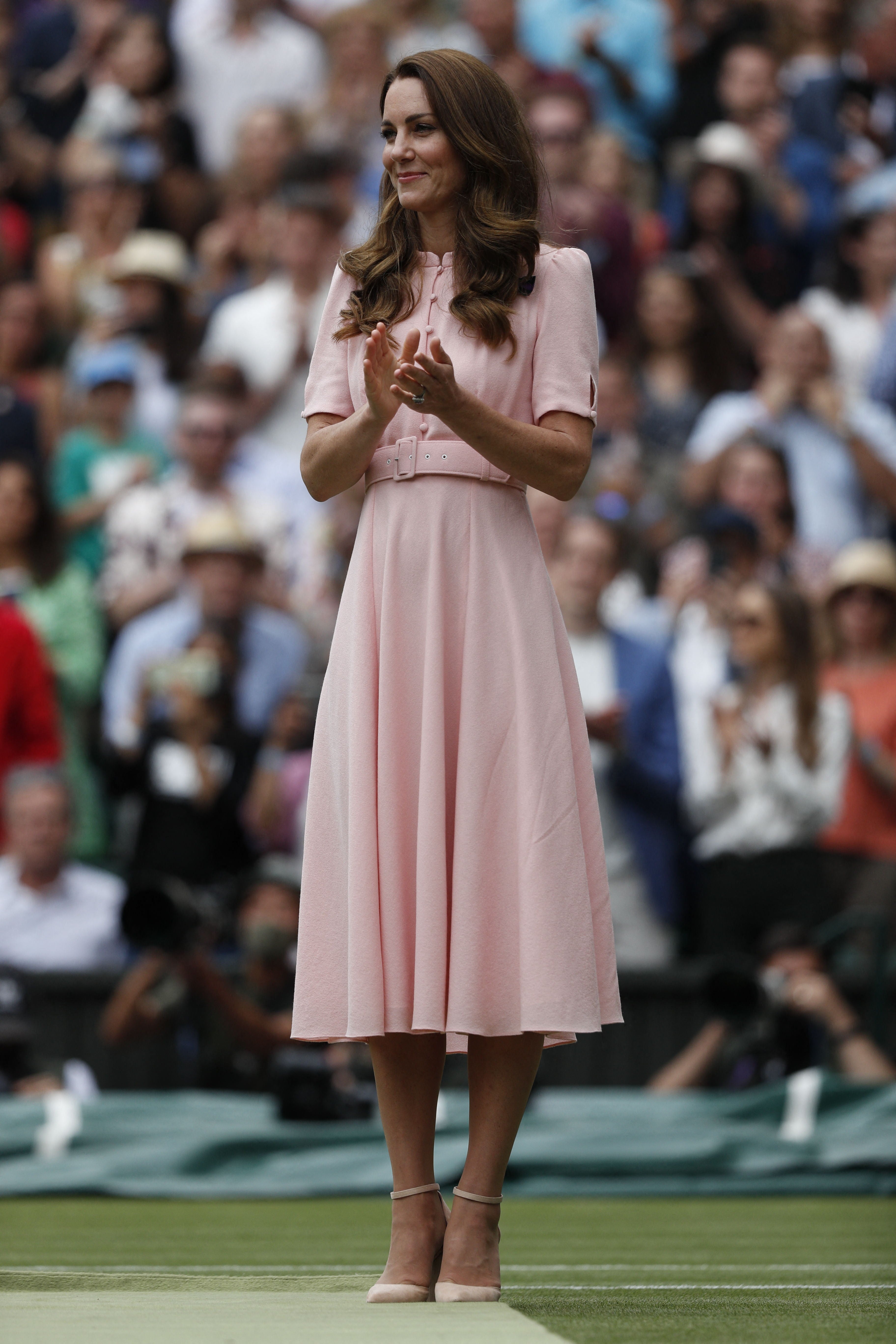 Kate wore an all pastel pink look