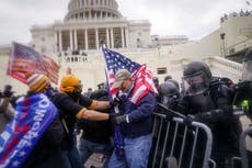 Policía del Capitolio que sufrió una “lesión cerebral traumática” demanda a Trump por incitar a los disturbios