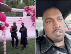 Kanye West asiste al cumpleaños de su hija tras afirmar que Kim Kardashian “no quería darle” la dirección