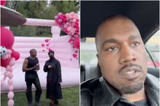 Kanye West asiste al cumpleaños de su hija tras afirmar que Kim Kardashian “no quería darle” la dirección