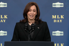 “No debemos rendirnos”: Kamala Harris llama a seguir luchando por el derecho al voto en el Día de MLK