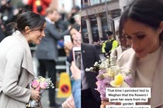 Fan de la realeza revela en TikTok que le mintió a Meghan Markle sobre un ramo de flores que le regaló