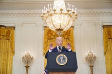 “No prometí de más”: Biden defiende su primer año de gobierno