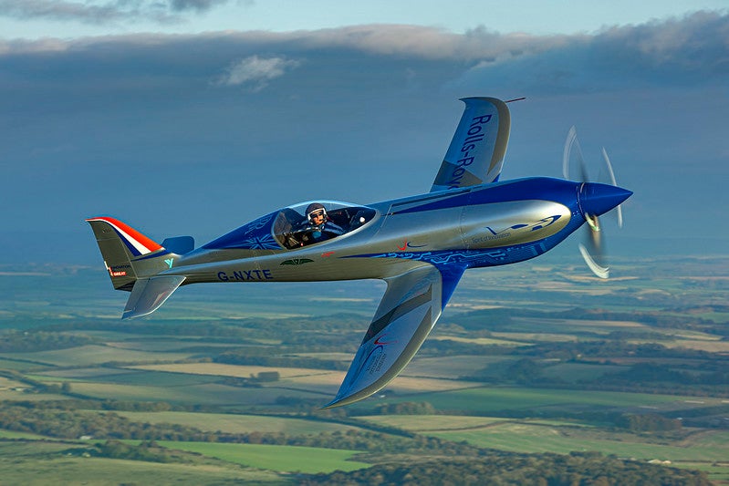 <p>El avión Spirit of Innovation de Rolls-Royce batió récords</p>