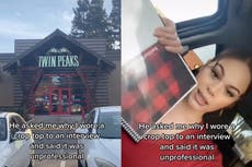 Polémica después de que regañan a mujer por vestir top corto a entrevista de trabajo