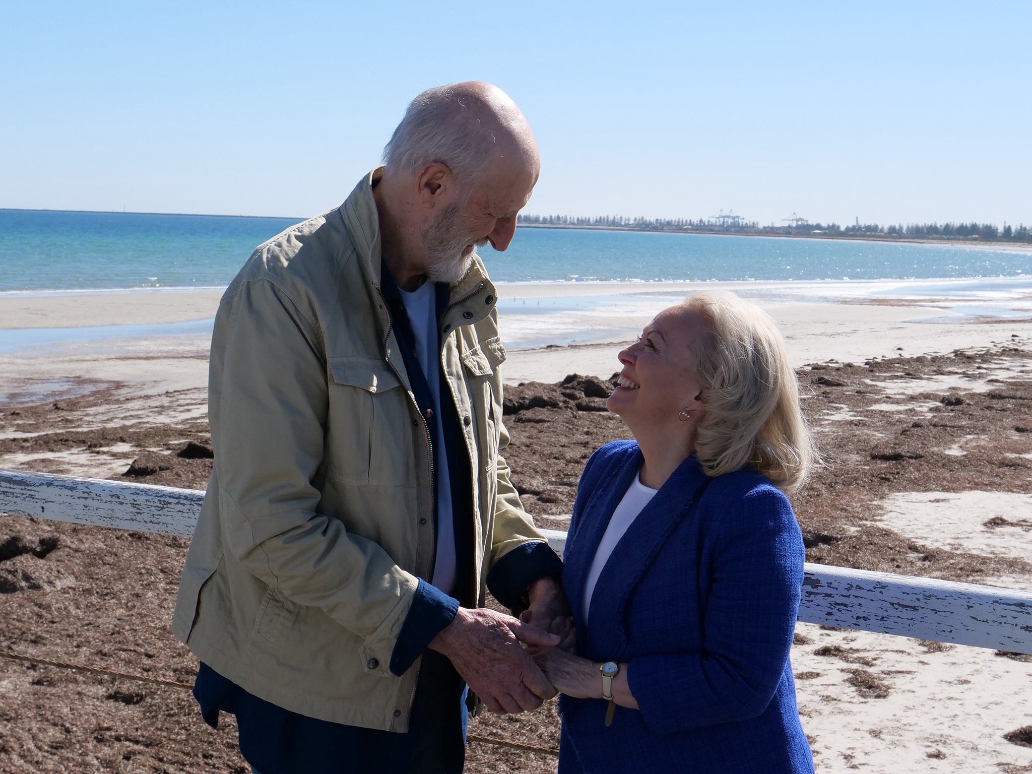 James Cromwell and Jacki Weaver in ‘Never Too Late'