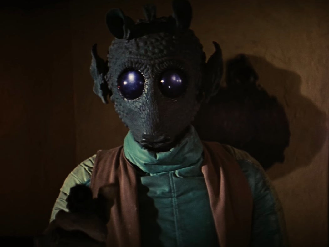 “El alienígena”: Paul Blake como Greedo , el efímero enemigo de Han