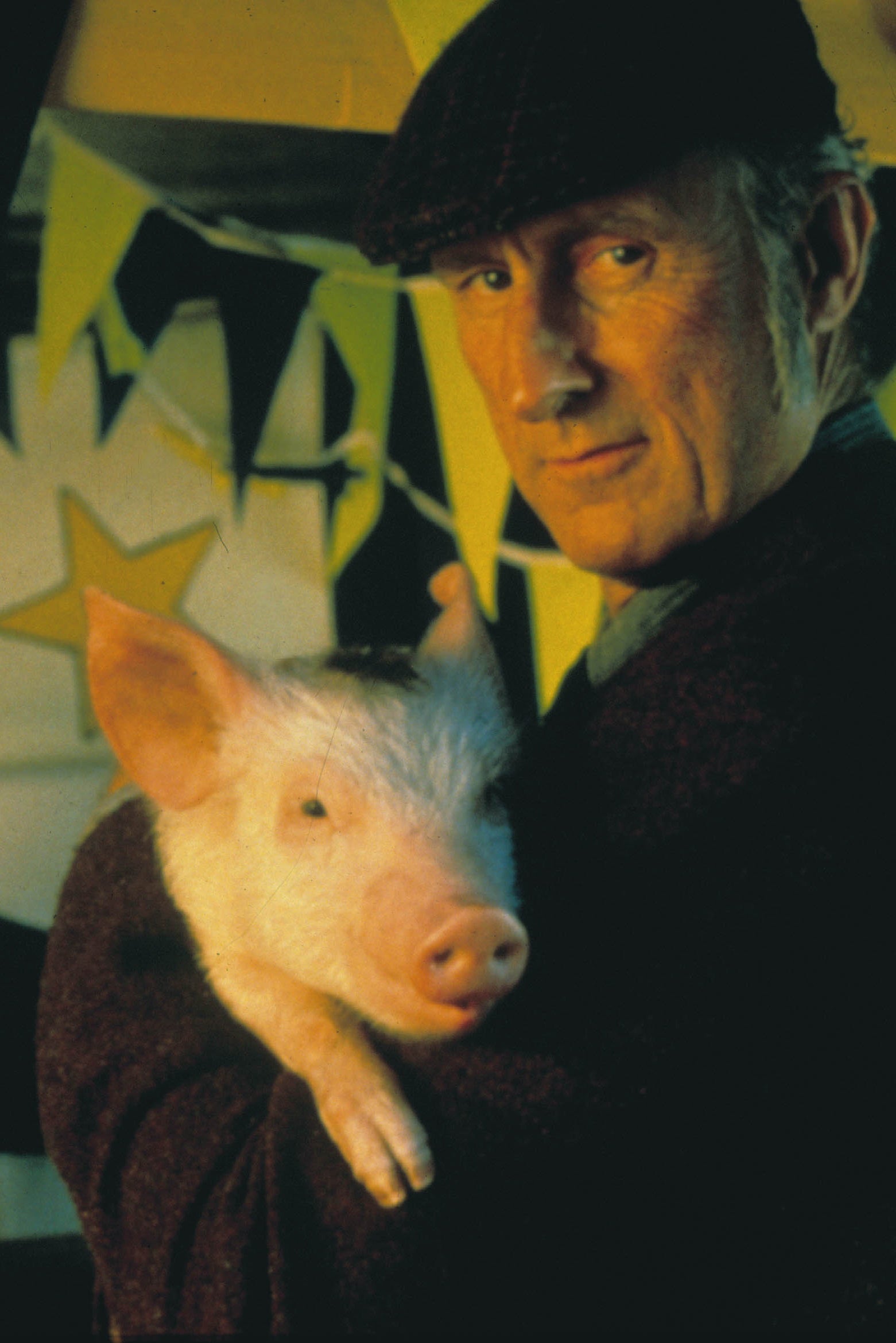 James Cromwell (with pig) in ‘Babe'