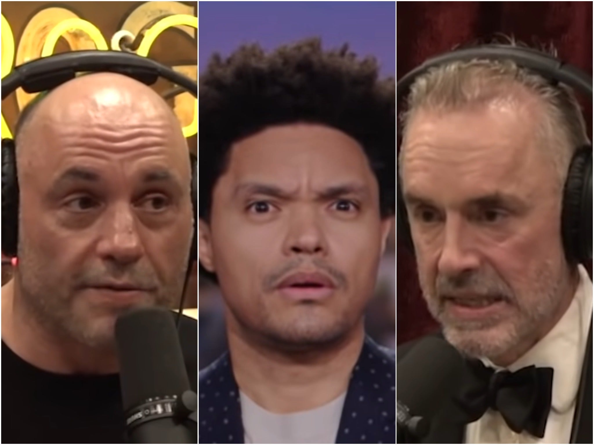 Trevor Noah se burla de Joe Rogan y Jordan Peterson por conversación sobre el color de piel